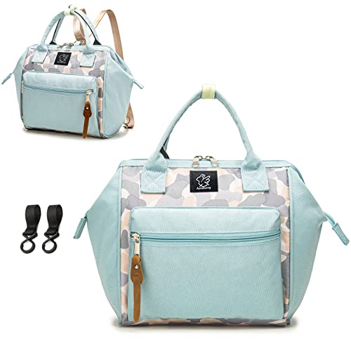 Aerobunny Small Diaper Bag Tote for Mom Dad – Mini Diaper Bag Backpack Mommy Bag Include Insulated Pocket