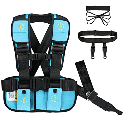 XCBYT Travel Harness Vest – Child Airplane Safety Travel Harness Baby Safety Travel Restraints System Airplane Foldable Lightweight Comfortable Travel Seat Cushions Perfect for Everyday Use or Rideshare, Travel