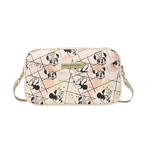 Petunia Pickle Bottom Companion Diaper Clutch | Clutch with Fold-Out Changing Pad | Diaper Clutch | Small Baby Diaper Bag | Stylish Diaper Clutch for On-The-Go Moms and Dads | Shimmery Minnie Mouse