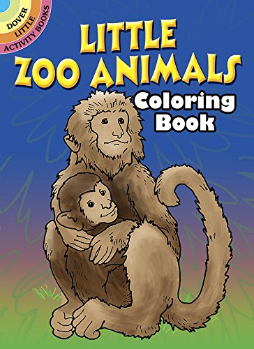 Little Zoo Animals Coloring Book (Dover Little Activity Books)