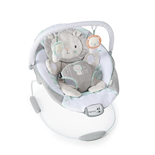 Ingenuity Baby Bouncer Seat with Vibration and Music – Landry The Lion