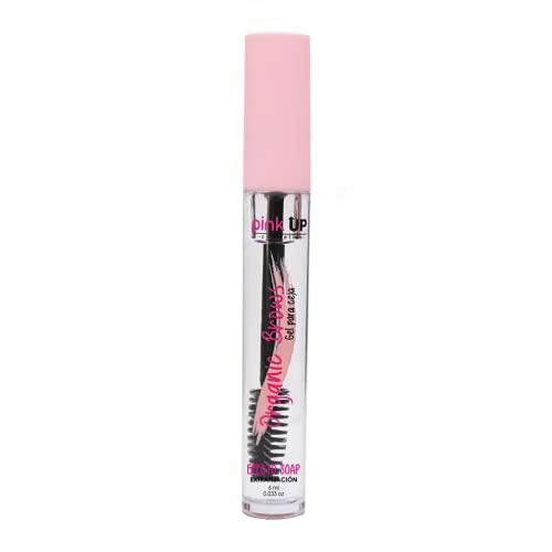 PINK UP Organic Brows| Eyebrow Gel | Brow Gel| Clear Mascara | Transparent gel to comb the eyebrows| Provides definition and volume| Maximum fixation| Model PKOE01