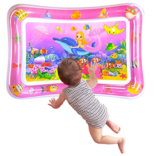 Tummy time Water Play mat, Baby Water Play Mat for Kids and Toddlers Baby Toys for 3 to 24 Months, Strengthen Your Baby’s Muscles (70x50cm)