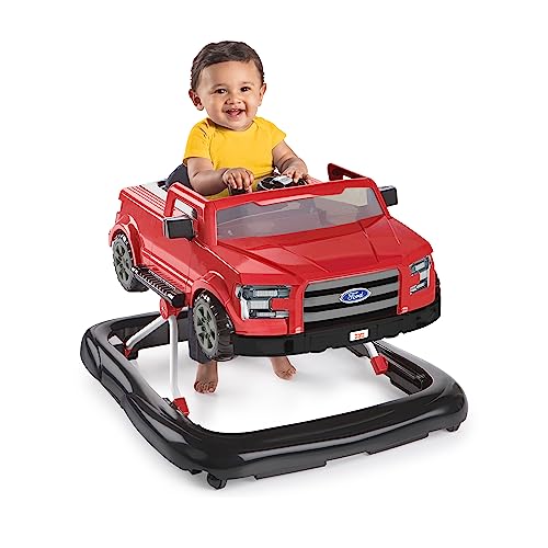 Bright Starts Ways to Play Walker™ – Ford F-150, Rapid Red, 4-in-1 Walker Ages 6 Months+