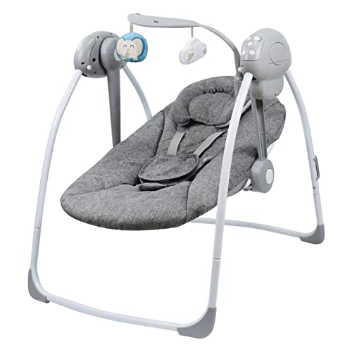 Vannetgo Comfort Portable Swing,Comfort Baby Rocking Chair with Soothing Music，Foldable,Bionic Design, Baby Sleeps Peacefully (25142)