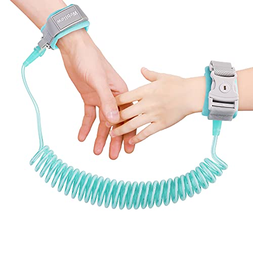 Reflective Anti Lost Wrist Link, Toddler Safety Leash with Key Lock, Safety Wrist Leash for Toddlers, Babies & Kids 8.2 feet