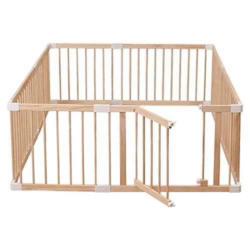 HARPPA Baby Gate Playpen Baby Fence for Babies and Toddlers Baby Play Yards for Play Area (62 * 47 * 24 inch)