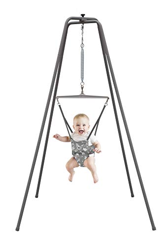 Jolly Jumper The Original with Super Stand – Grey Safari