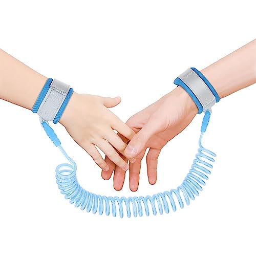 Toddler Safety Traction Rope Anti Lost Wrist Link for Toddler Reins Ages 2-4, 360° Rotate Toddler Walking Traveling Anti Lost Leash, Upgraded Kids Hand Harness for Toddlers, Babies & Kids