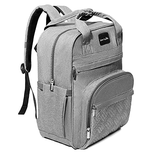 Suavezilla Diaper Bag Backpack,Waterproof Large Capacity Baby Diaper bag with Changing Pad