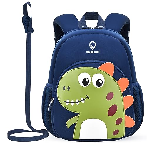 OWANVION Toddler Harness Backpack Leash Kids Backpacks with Anti Lost Wrist Link Safety Leashes Children Baby Harness Bookbag