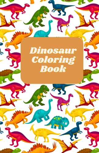 Dinosaur Coloring Book – diaper bag/ purse sized!