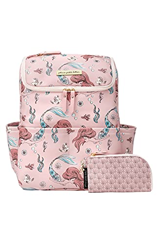 Petunia Pickle Bottom Method Backpack | Baby Bag | Baby Diaper Bag for Parents | Baby Backpack Diaper Bag | Stylish, Spacious Backpack for On-The-Go Modern Moms & Dads | Disney | Little Mermaid