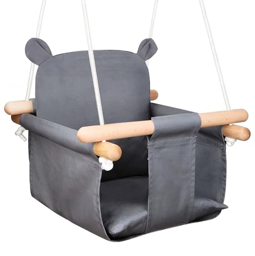 Get Your Baby and Toddler Indoor and Outdoor Canvas Swing Seat and Hammock for Secure Fun