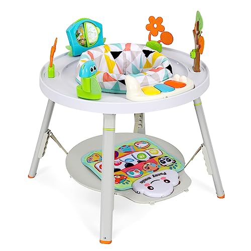 Poit 3 in 1 Baby Activity Center Meets The Needs of Babies at Different Stages of Growth, Activity Center for Baby Equipped with a Footstep Music pad to Stimulate Babies’ Interest. 4M+