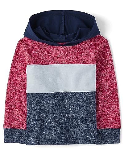 The Children’s Place Baby Boys’ and Toddler Hoodie Sweatshirt Red