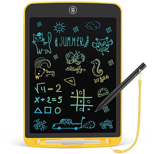 10 Inch Colorful Erasable Doodle Board Tablet – Educational Toy for Kids Ages 3-6