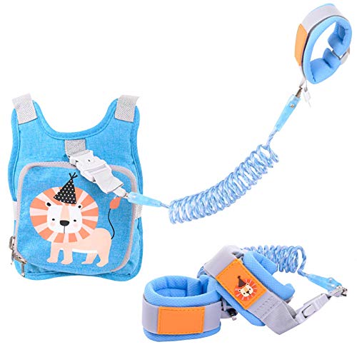 Baby Reins – Anti-Lost Toddler Reins Baby Walking Harness Safety Kids Reins Safety Harness Leashes Reflective Anti Lost Wrist Link with Lock for Toddlers 1-3 Years Old Toddler