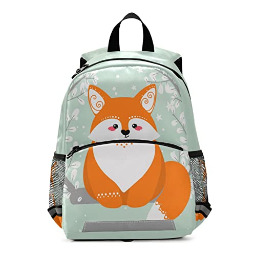 Toddler Backpack for Girls Cute Fox Kindergarten Preschool School Bookbag Mini Bag 3-6 Years Boys Kids Child Safety Leash