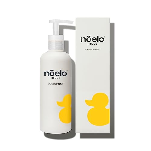 Noelo Hills Minimal B Lotion – 8.11 Fl Oz – Pregnancy Safe, Maternity, Face and Body Moisturizer, Vitamin E, Non-Toxic, Unscented, Clean Beauty Skin Care for Adults and Kids