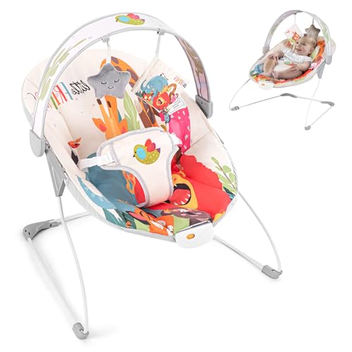 Baby Bouncer for Infant, Baby Bouncer seat,Electric Infant Bouncers with Music, Portable Baby Bouncer for Babies 0-6 Months Up to 20 lbs