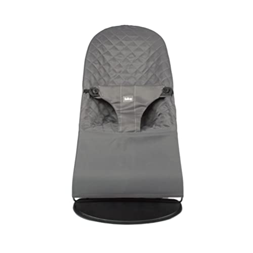 Fabric seat for Bouncer Belltop Compatible with Babyjörn Bouncer (Cover, seat): Balance, Soft & Bliss. Cover for Baby Bouncer. Baby seat for Hammock: Ergonomic fit. Hypoallergenic Poly Cotton – Grey
