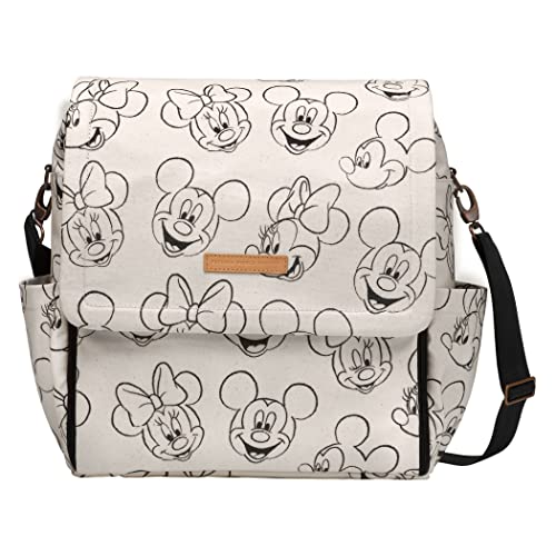 Petunia Pickle Bottom Boxy Backpack | Diaper Bag | Diaper Bag Backpack for Parents | Top-Selling Stylish Baby Bag | Sophisticated and Spacious Backpack for On The Go Moms | Sketchbook Mickey & Minnie