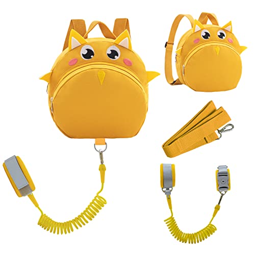 3 in 1 Toddler Kids Leash Animal Backpack with Anti Lost Wrist Safety Harness Tether，Owl