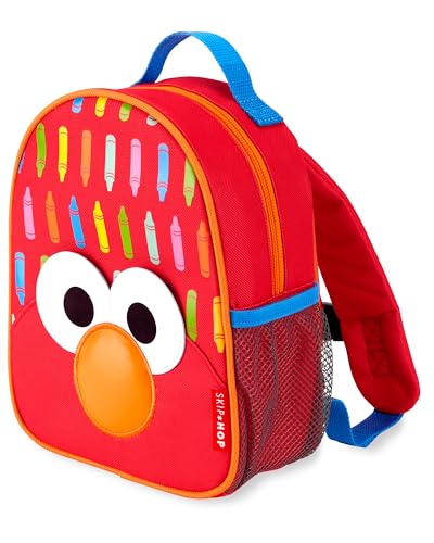 Skip Hop x Sesame Street Toddler Backpack with Safety Harness, Ages 1+, Elmo