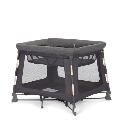 Maxi-Cosi Swift Baby Play Yard with Mat: Your Ultimate Baby Playground Indoor Playset – Classic Graphite Baby Playpen with Mat