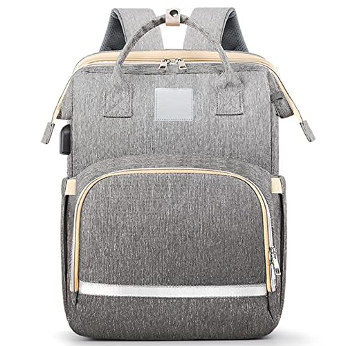 Multi functional mother and baby bag (Grey)