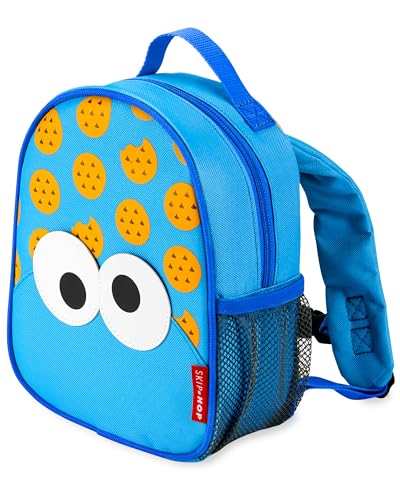 Skip Hop x Sesame Street Toddler Backpack with Safety Harness, Ages 1+, Cookie Monster