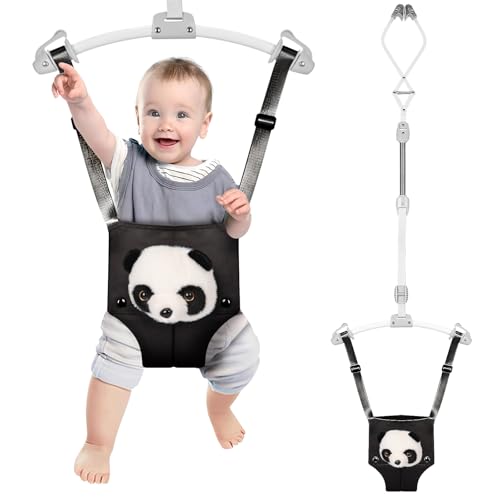 Doorway Jumper,Adjustable Seat Bag, Durable Baby Door Bouncer & Jumper,Wise Gift Choice for Infant & Toddler, Easy to Use, Black